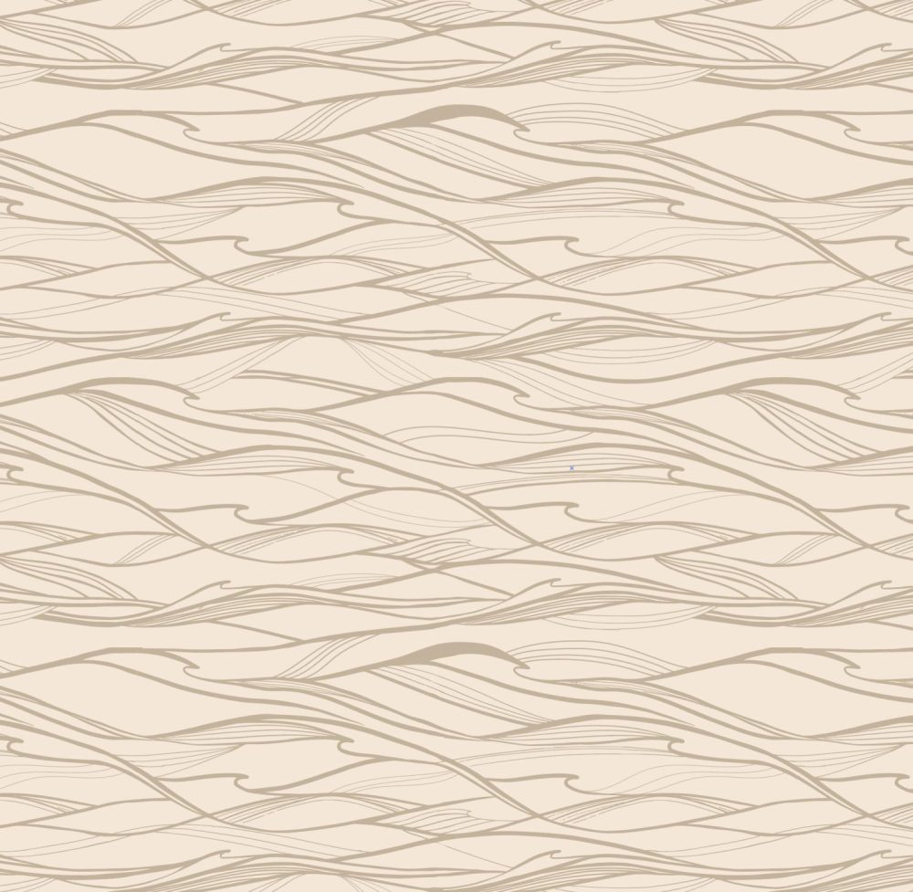 California Waves in Sand Wallpaper